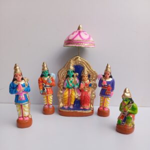 ramarpattabhishekam set clay goludolls
